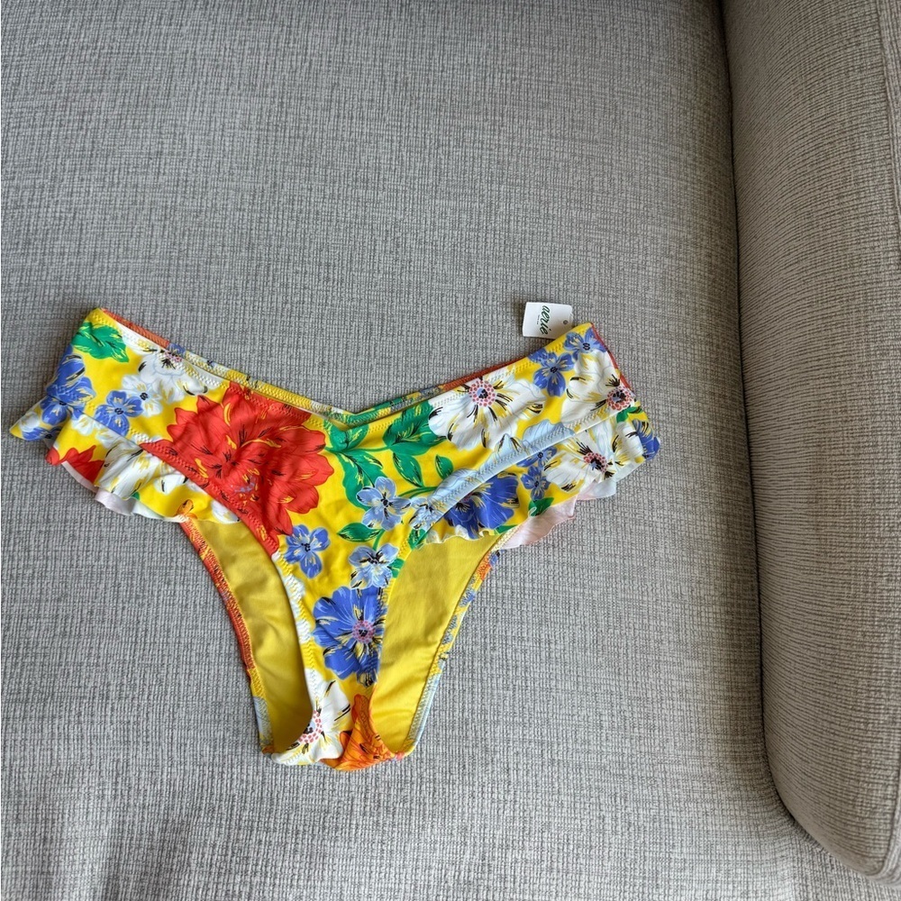 Aerie floral cheekiest Bikini bottoms